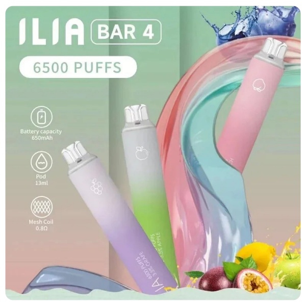 ilia拋棄式 ilia6500口拋棄式電子煙 ilia一次性電子煙 sp2s電
